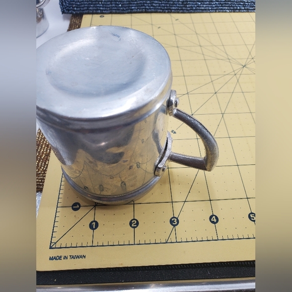 Vintage Eterna  6 3/8" Tall Aluminum 4 Pc. Flip Drip Coffee Espresso Maker (C29) - Picture 11 of 16